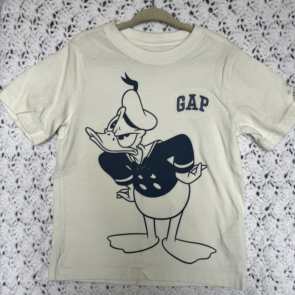 GAP Disney Off-White Donald Duck Toddler T-Shirt